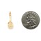 10K Yellow Gold Racquetball Racquet Charm FindingKing 25 X 7mm Jewerly